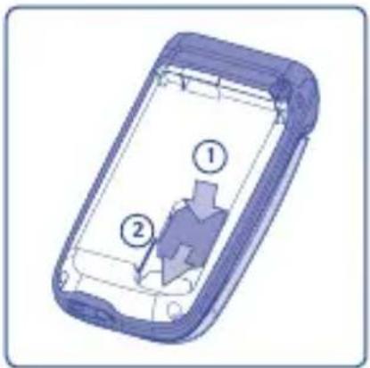 ALCATEL One Touch E256 - Einschieben der SIM-Karte ^(1) - 1