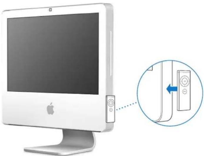 APPLE iMAC G5 - Verwenden Ihres Infrarotempfängers und Ihrer Fernbedienung - 1