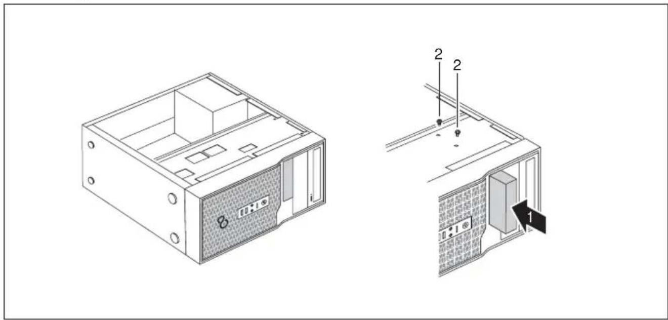 FUJITSU Esprimo P521 - BedienbaresLaufwerkeinbauen - 2