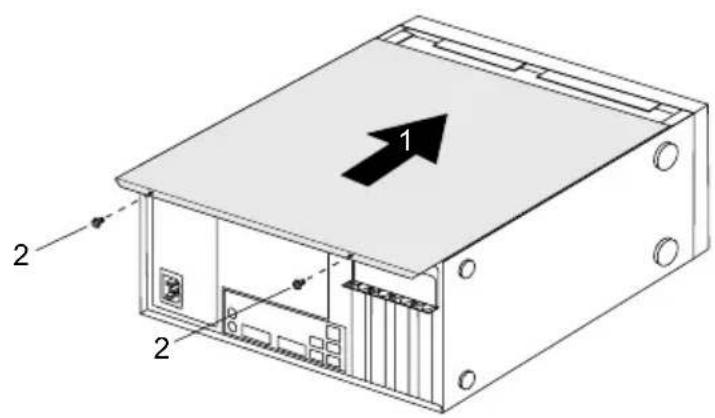 FUJITSU Esprimo P3721 - Gehäuseschließen - 1