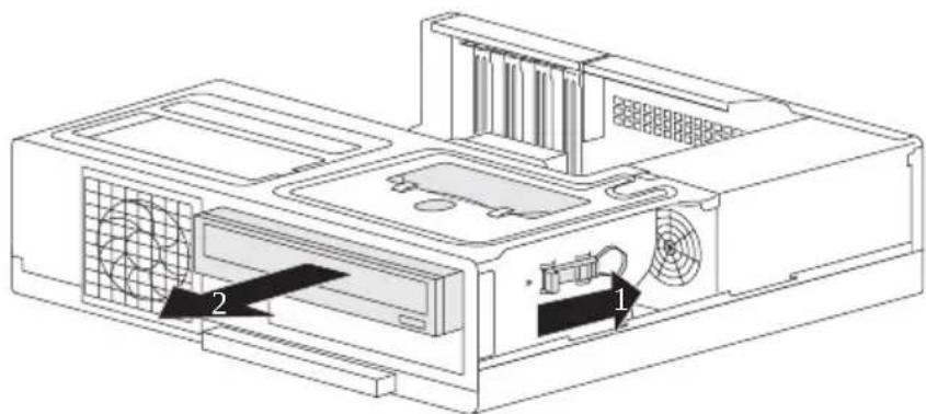 FUJITSU Esprimo E705 - BedienbaresLaufwerkausbauen - 1