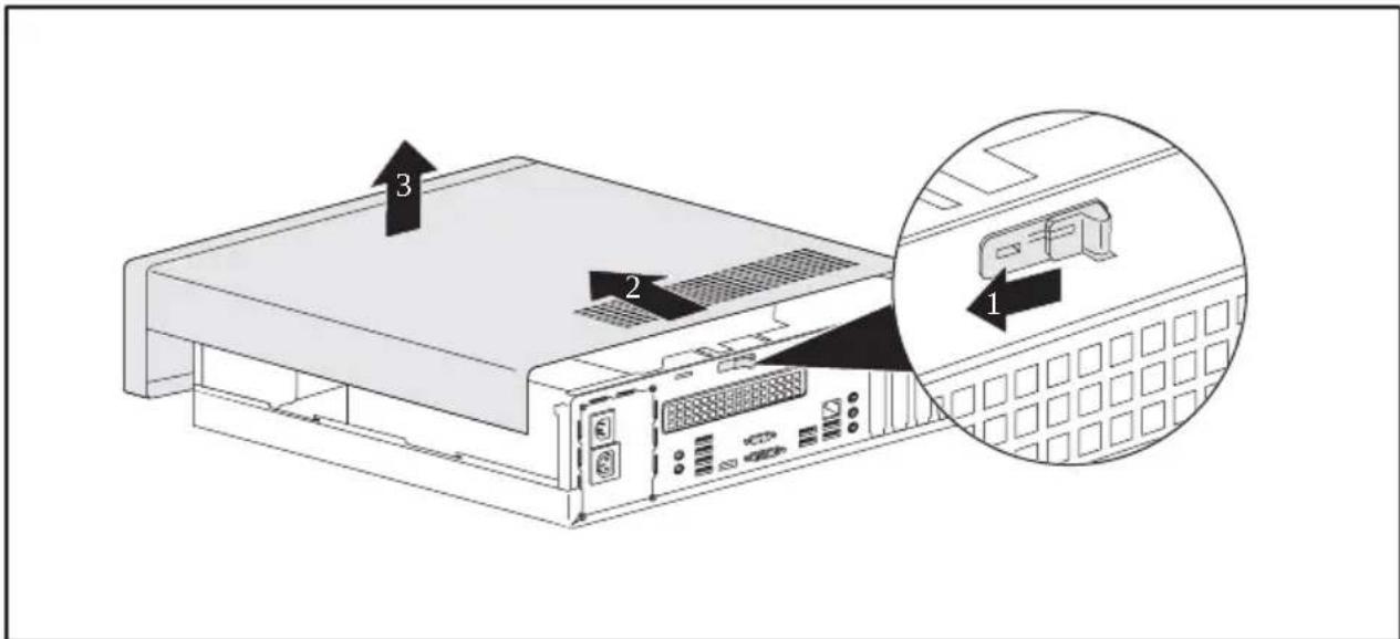 FUJITSU Esprimo E705 - Gehäusedeckelentfernen - 2