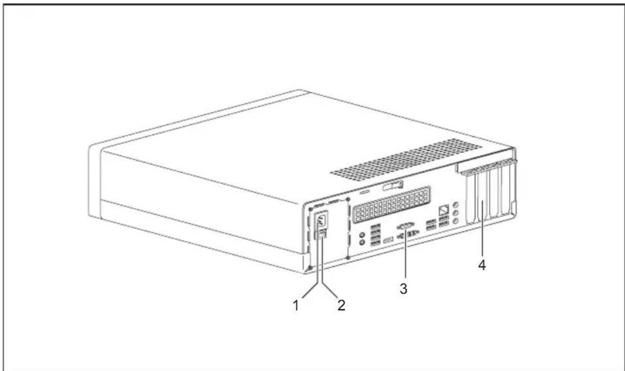 FUJITSU Esprimo E705 - Rückseite - 2
