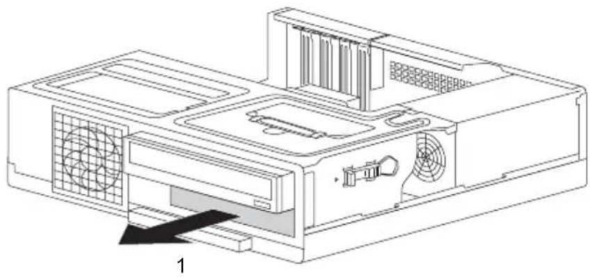 FUJITSU Esprimo E705 - Ein-/Ausbauvo rbereiten - 1