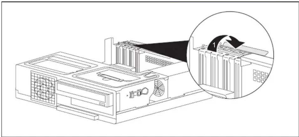 FUJITSU Esprimo E705 - Baugruppen-Verriegelungaufklappen - 1