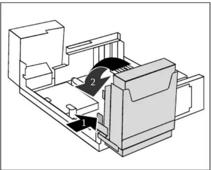 FUJITSU Esprimo E5645 - Laufwerkskäfig herunterklappen - 1