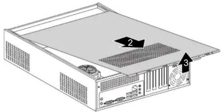 FUJITSU Esprimo E3721 - Abdeckungentfernen - 3