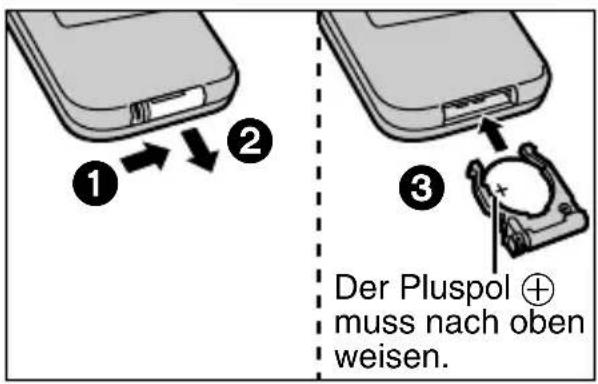 PANASONIC DVD-PV40 - Vorbereiten der Fernbedienung - 1
