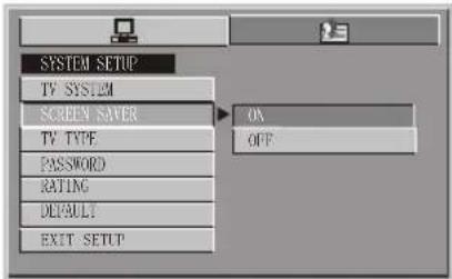 DENVER MT-725TWIN - Setting screen saver - 1