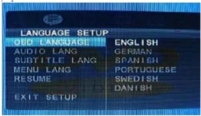 DENVER MT-763DVBT - OSD-SPRACHE - 1