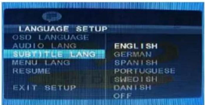 DENVER MT-763DVBT - UNTERTITELSPRACHE - 1