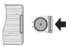 DENVER MT-1002DVBT - Einsetzen der Batterie - 2