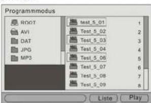 SEG DPP 820-070 - Programmwiedergabe (nur DVD VCD/SVCD CD) - 2