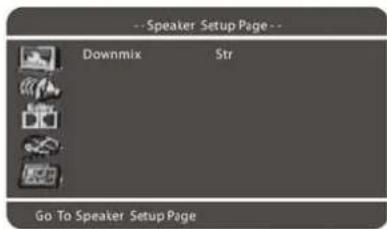 Soundmaster P250DVD - LAUTSPRECHER-EINSTELLUNGSSEITE - 1