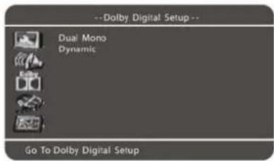 Soundmaster P250DVD - DOLBY DIGITAL EINSTELLUNG - 1