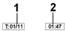 CLATRONIC CTV 792 - Understanding the onscreen CD-menu - 1