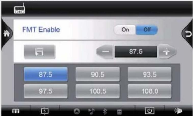 Camos CN-800 - Einstellungen - FM Transmitter / RV - 2