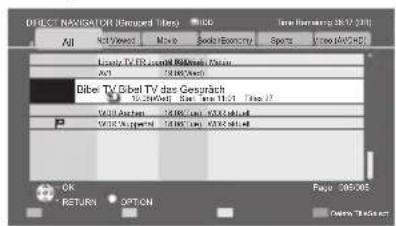 PANASONIC Viera TX-P65STW50 - Den DIGA-Recorder bedienen - 1