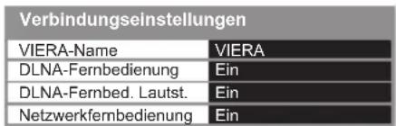 PANASONIC Viera TX-P65STW50 - Wählen Sie den gewünschten Eintrag aus, und nehmen Sie die Einstellung vor - 1