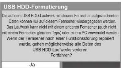 PANASONIC Viera TX-P55ST50J - Vorsichtsmaßnahmen und Hinweise für die Verwendung von USB-Festplatten - 1