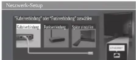 PANASONIC Viera TX-P55ST50J - Richten Sie die Netzwerkverbindung ein - 1