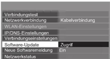 PANASONIC Viera TX-P55ST50J - Wählen Sie [Software-Update] - 1