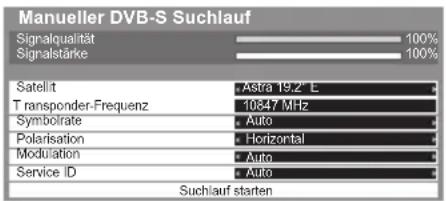 PANASONIC Viera TX-P55ST50J - Stellen Sie den Satelliten ein - 1