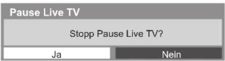 PANASONIC Viera TX-P55ST50J - ■ Rückkehr zum laufenden Fernsehprogramm (Wiedergabe von [Pause Live TV anhalten] / Pause beenden) - 3