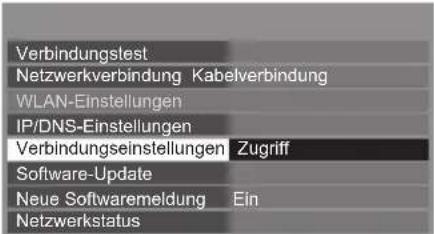 PANASONIC Viera TX-P50STW50 - Wählen Sie [Verbindungseinstellungen] - 1