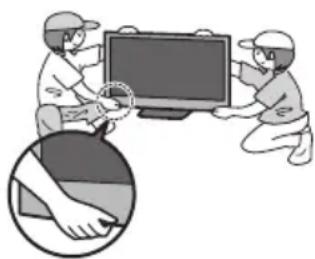 PANASONIC Viera TX-P50STW50 - Setzen Sie den Bildschirm keiner starken äußeren Einwirkung oder Erschütterung aus. - 1