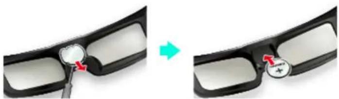 PANASONIC Viera TX-P50GT60 - 3D Brille - Batterie austauschen - 2