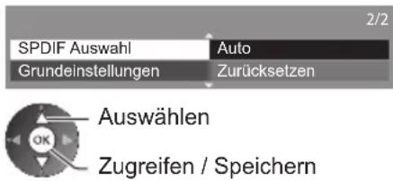 PANASONIC Viera TX-P42STW50 - Audioausgangs-Einstellungen (für Videoinhalte) - 2