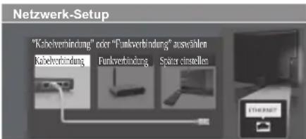 PANASONIC Viera TX-P42STW50 - Wählen Sie den Netzwerktyp - 1
