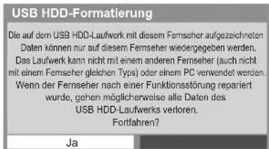 PANASONIC Viera TX-P42STW50 - Vorsichtsmaßnahmen und Hinweise für die Verwendung von USB-Festplatten - 1