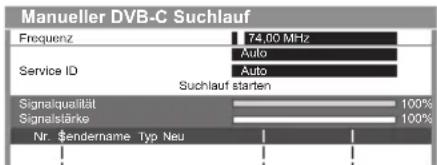 PANASONIC Viera TX-P42STW50 - Eingabe der Frequenz - 1
