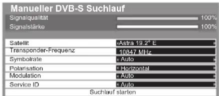 PANASONIC Viera TX-P42STW50 - Stellen Sie den Satelliten ein - 1