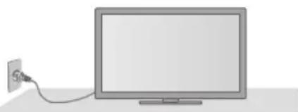 PANASONIC Viera TX-P42STW50 - Handhabung von Netzstecker und Netzkabel - 2