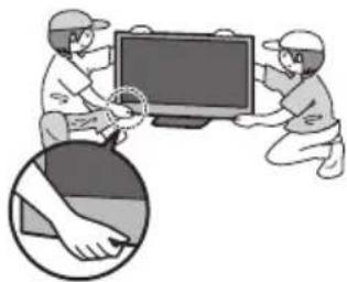 PANASONIC Viera TX-P42STW50 - Setzen Sie den Bildschirm keiner starken äußeren Einwirkung oder Erschütterung aus. - 1