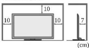PANASONIC Viera TX-P42STW50 - Für einen zur Wärmeabfuhr ausreichenden Freiraum im Umfeld des Gerätes sorgen - 1