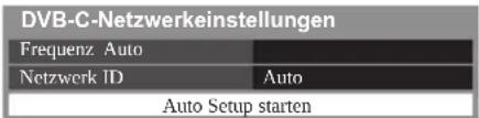 PANASONIC Viera TX-P42STW50 - [DVB-C-Netzwerkeinstellungen] - 1