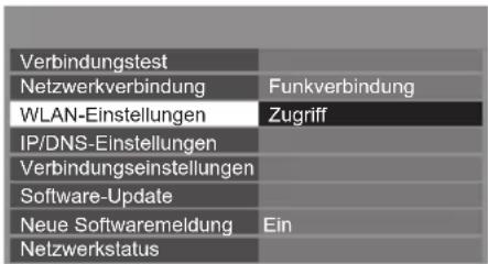 PANASONIC Viera TX-P42ST50J - Wählen Sie [WLAN-Einstellungen] - 1