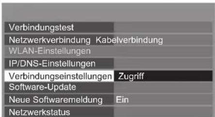 PANASONIC Viera TX-P42ST50J - Wählen Sie [Verbindungseinstellungen] - 1