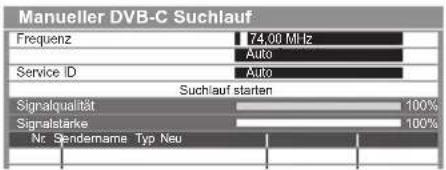 PANASONIC Viera TX-P42ST50J - Eingabe der Frequenz - 1