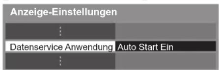 PANASONIC Viera TX-P42ST50J - Wählen Sie [Datenservice Anwendung], und stellen Sie [Auto Start Ein] ein - 1