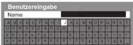 PANASONIC Viera TX-P42ST50J - ■ Eingeben von Zeichen über die eingeblendete Tastatur - 1