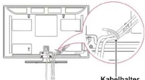 LG 37LV350A - Sauberes Verlegen der Kabel - 2