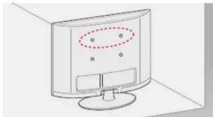 LG 37LP631H - Securing the TV to a wall - 1