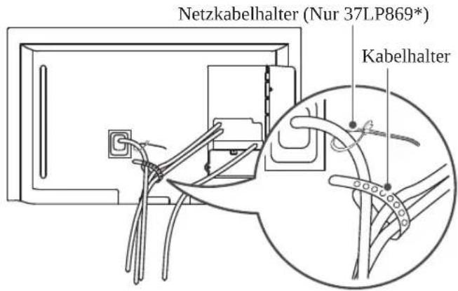 LG 37LP630H - Sauberes Verlegen der Kabel - 4