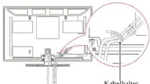 LG 37LK430U - Sauberes Verlegen der Kabel - 2