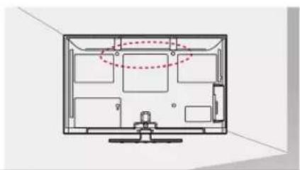 LG 32LV369C - Securing the TV to a wall - 1